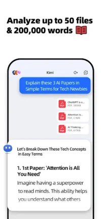 تحميل تطبيق kimi Ai مهكر Apk للاندرويد 2025 اخر اصدار مجانا