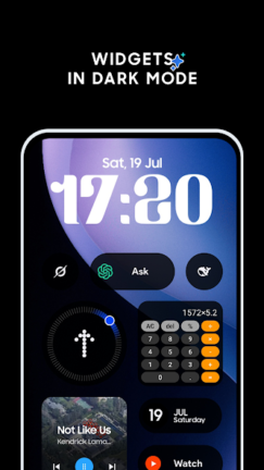تحميل تطبيق One UI Widgets مهكر Apk للاندرويد 2025 اخر اصدار مجانا