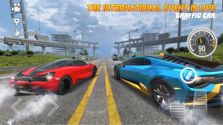 تحميل لعبة Ultimate Traffic Driving Car مهكرة Apk للاندرويد 2025 اخر اصدار مجانا