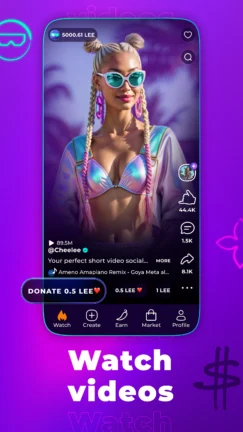 تحميل تطبيق Cheelee Short Videos مهكر Apk للاندرويد 2025 اخر اصدار مجانا