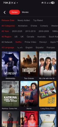 تحميل تطبيق Netfly TV مهكر Apk للاندرويد 2025 اخر اصدار مجانا