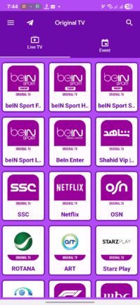 تحميل تطبيق اورجينال Original TV مهكر Apk للاندرويد 2025 اخر اصدار مجانا