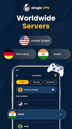 تحميل تطبيق eEagle VPN مهكر Apk للاندرويد 2025 اخر اصدار مجانا