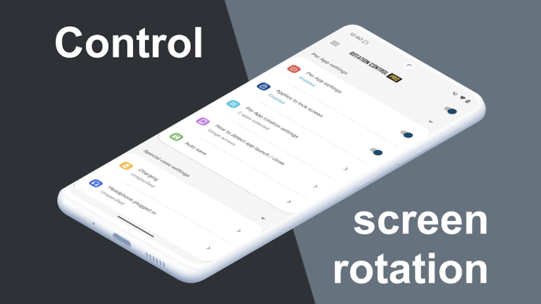 تحميل تطبيق Rotation Control Pro مهكر Apk للاندرويد 2025 اخر اصدار مجانا