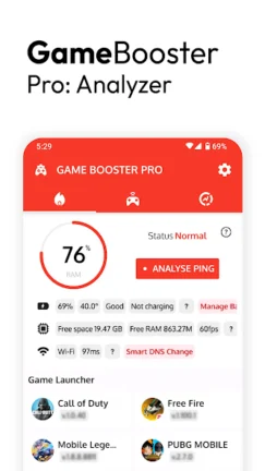 تحميل برنامج Game Booster Pro مهكر Apk للاندرويد 2026 اخر اصدار مجانا