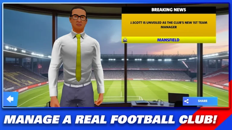 تحميل لعبة First Team Manager 2026 مهكرة Apk للاندرويد اخر اصدار مجانا