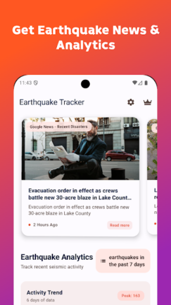 تحميل تطبيق Earthquake Tracker مهكر Apk للاندرويد 2026 اخر اصدار مجانا