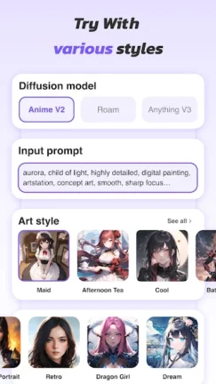 تحميل برنامج AI Art Generator مهكر Apk للاندرويد 2026 اخر اصدار مجانا