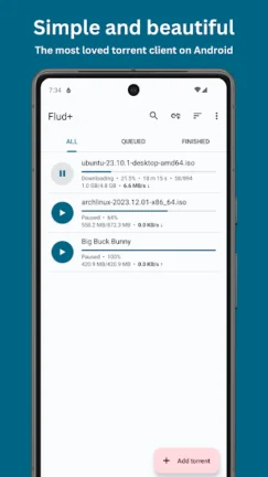 تحميل تطبيق Flud+ Torrent Downloader مهكر Apk للاندرويد 2026 اخر اصدار مجانا تحميل تطبيق Flud+ Torrent Downloader مهكر Apk للاندرويد 2026 اخر اصدار مجانا