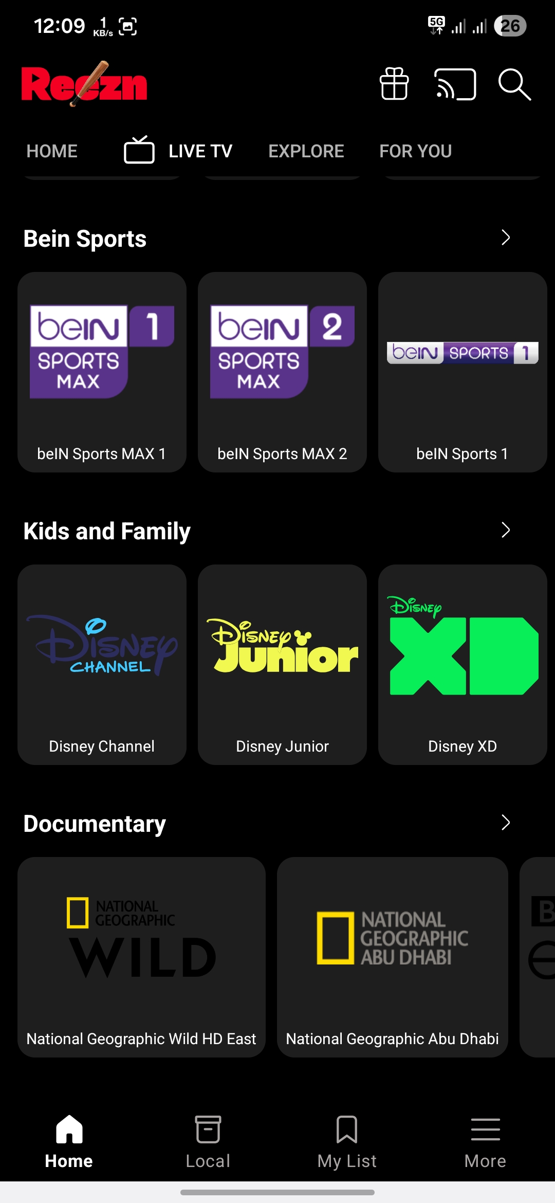 تحميل تطبيق Reezn TV مهكر Apk للاندرويد 2026 اخر اصدار مجانا تحميل تطبيق Reezn TV مهكر Apk للاندرويد 2026 اخر اصدار مجانا